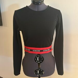 Victoria Sport Long Sleeve Crop Top